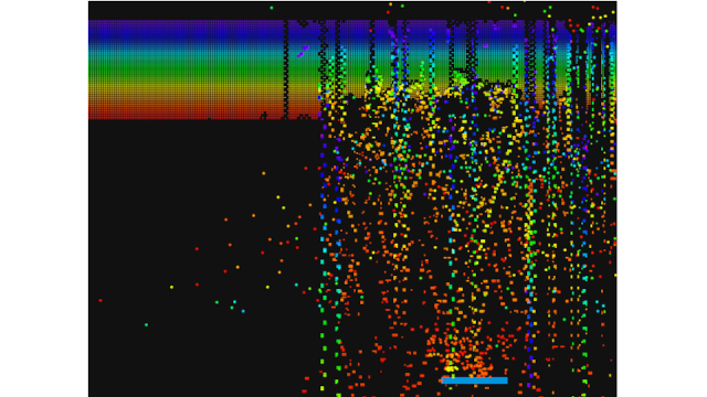 パーティクル崩し